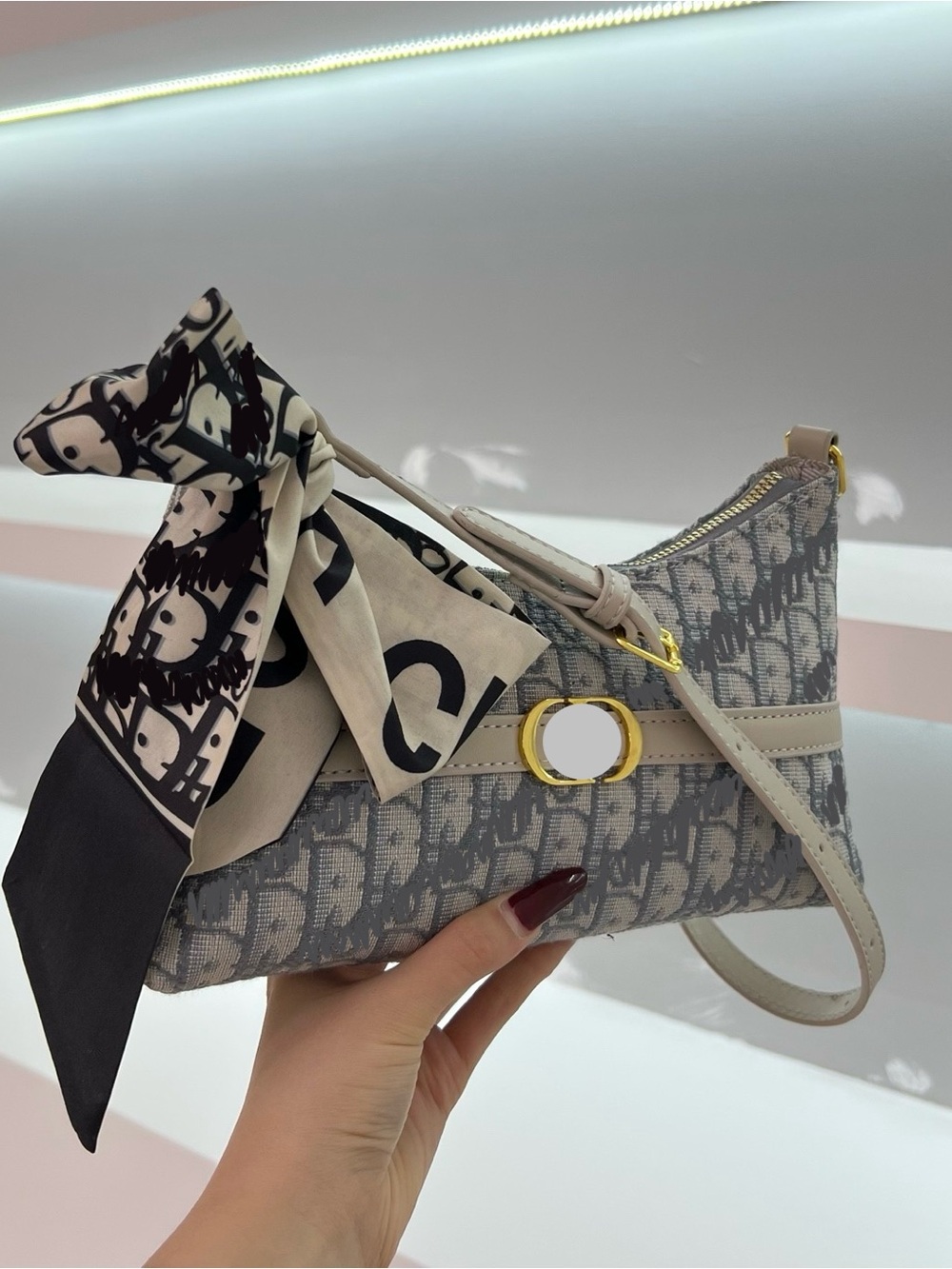 New women’s grey fashion shoulder bag